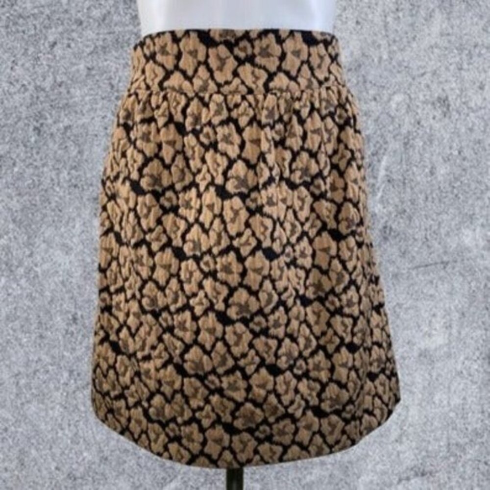House of Harlow 1960 Patricia Skirt - Black Leopard